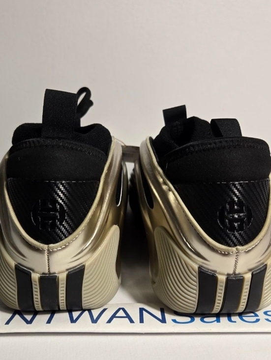 Adidas Harden Volume 9 Cyber Metallic Black Basketball Men’s Size 18 New JR2506 main image 5